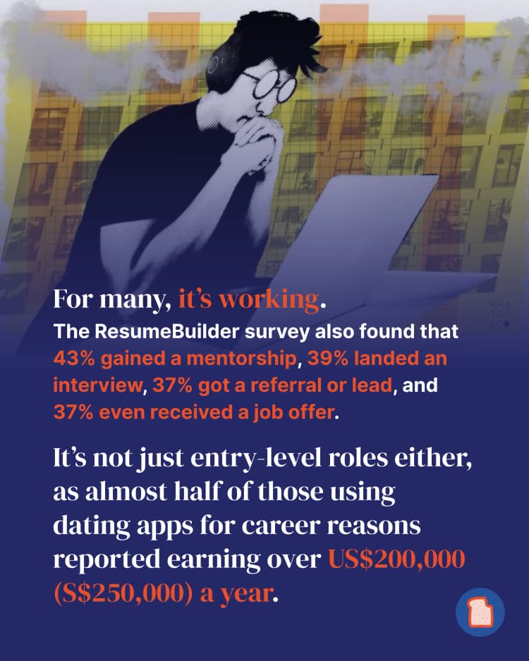More job seekers are using dating apps to find work 4.webp