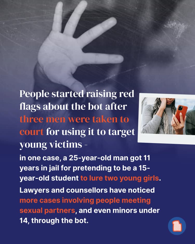 Straight up jail for adults using the Telegram bot Leomatch to prey on minors 4.webp